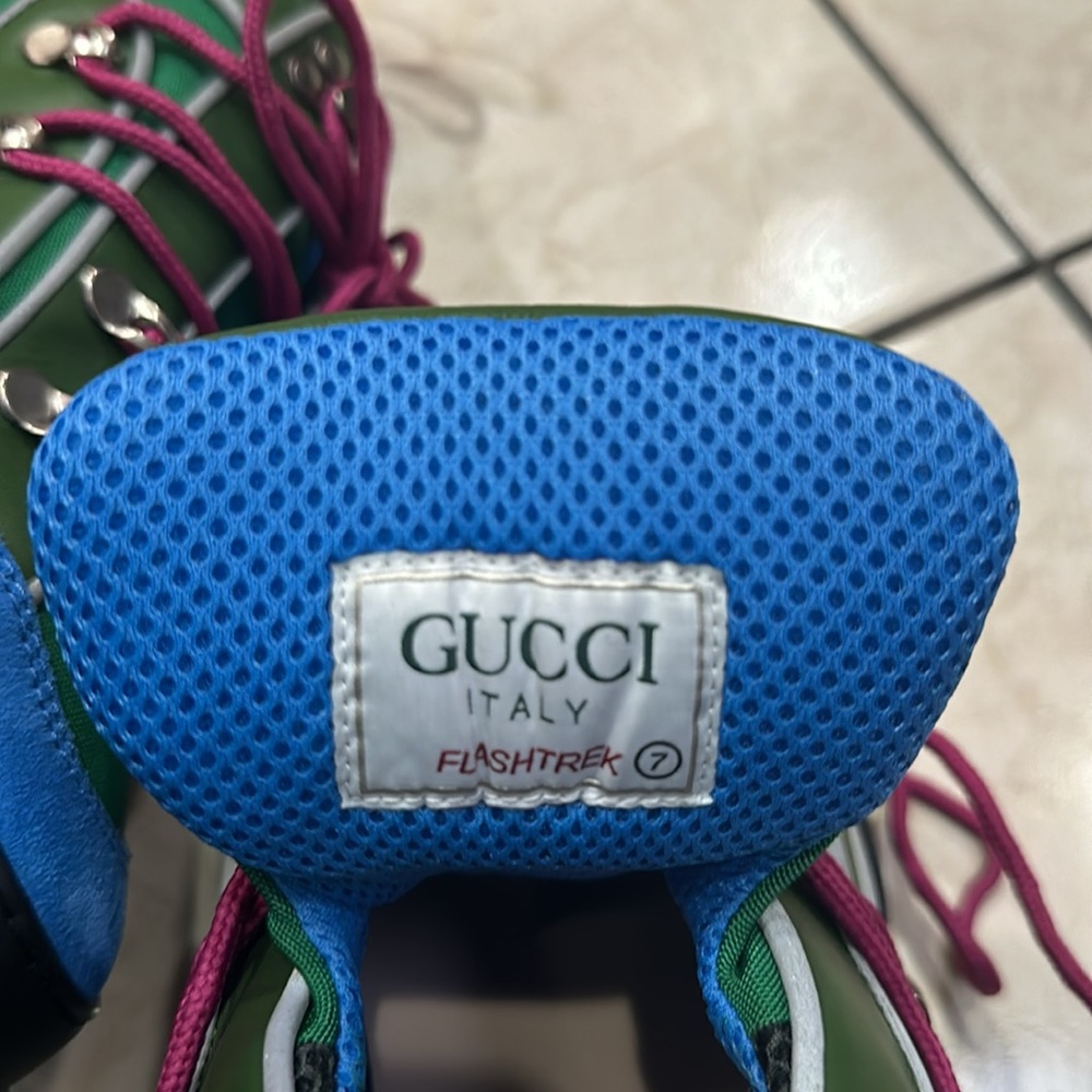 Gucci flashtrek sneakers only used one time for photo shoots - Picture 7 of 12